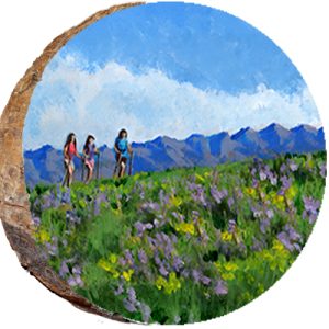 DPS202 – Three Girls Hiking