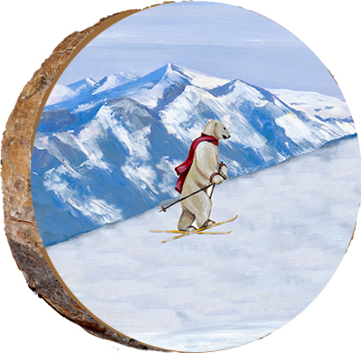 Alaskan Ski Bear