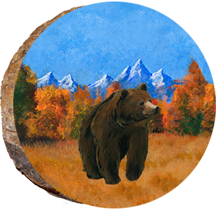 Bear in Fall Foliage
