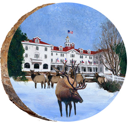 A Herd of Elk at the Stanley Hotel