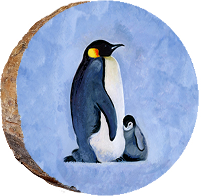 Mama and Baby Penguin