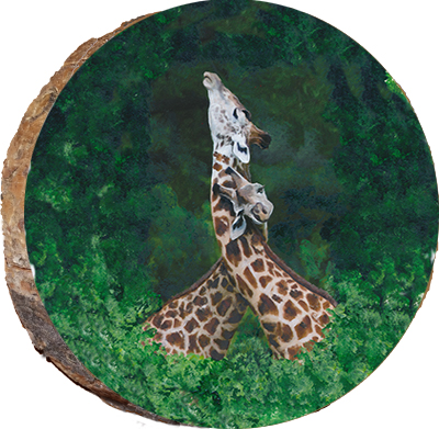 Giraffe Love