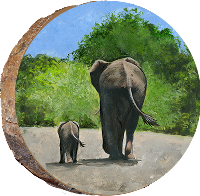 Big & Little Elephant Booty