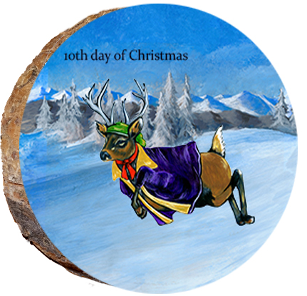 10th Day of Christmas Elk