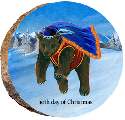 10th Day of Christmas Bear