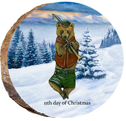11th Day of Christmas Bear