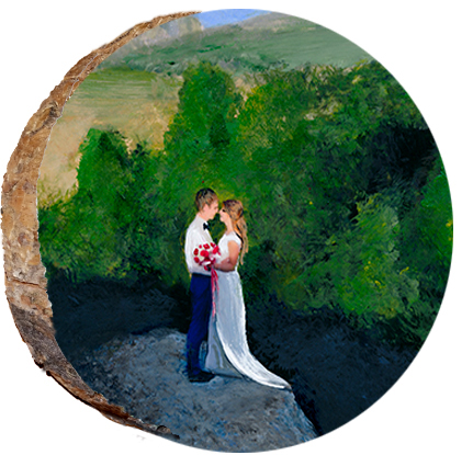 Starry Eyed Bride & Groom