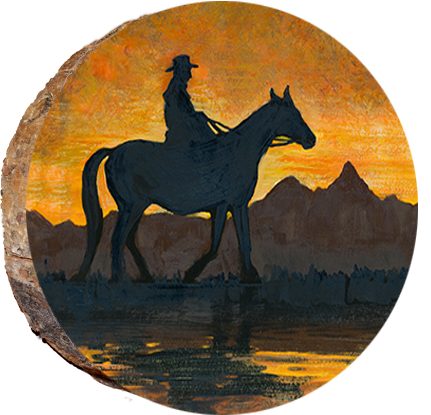 Cowboy on Horse