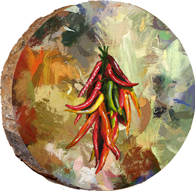 Colorful Chili Peppers