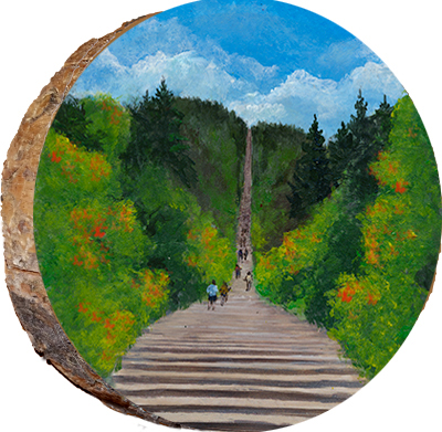 Manitou Incline in Fall