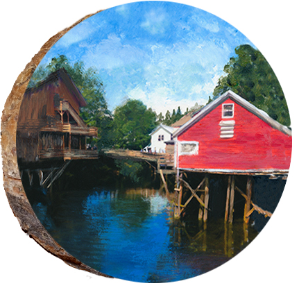 Historic Creek Street in Ketchikan