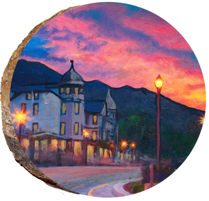 Manitou Town Sunset