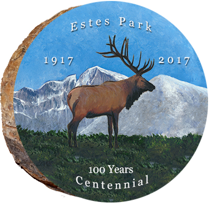 Estes Park Centennial with Elk