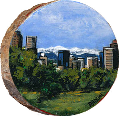 Denver Skyline from City Park